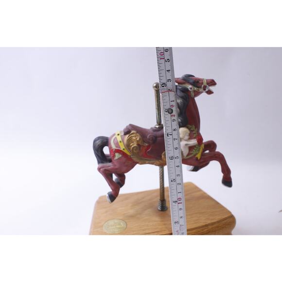The American Carousel by Tobin Fraley, Music Box, Horse Statue, Third Edition, - Picture 3 of 5